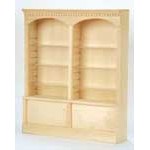 Dolls House Double Shop Shelf Unit